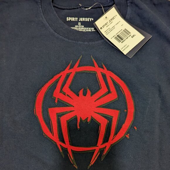 NWT Miles Morales Spider-Verse Spirit Jersey San Diego Comic-Con 2023 Exclusive - Picture 5 of 6